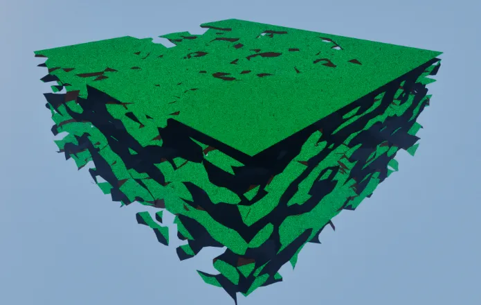 Procedural terrain example