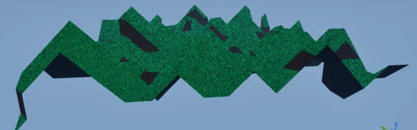 Terrain generated using FBM